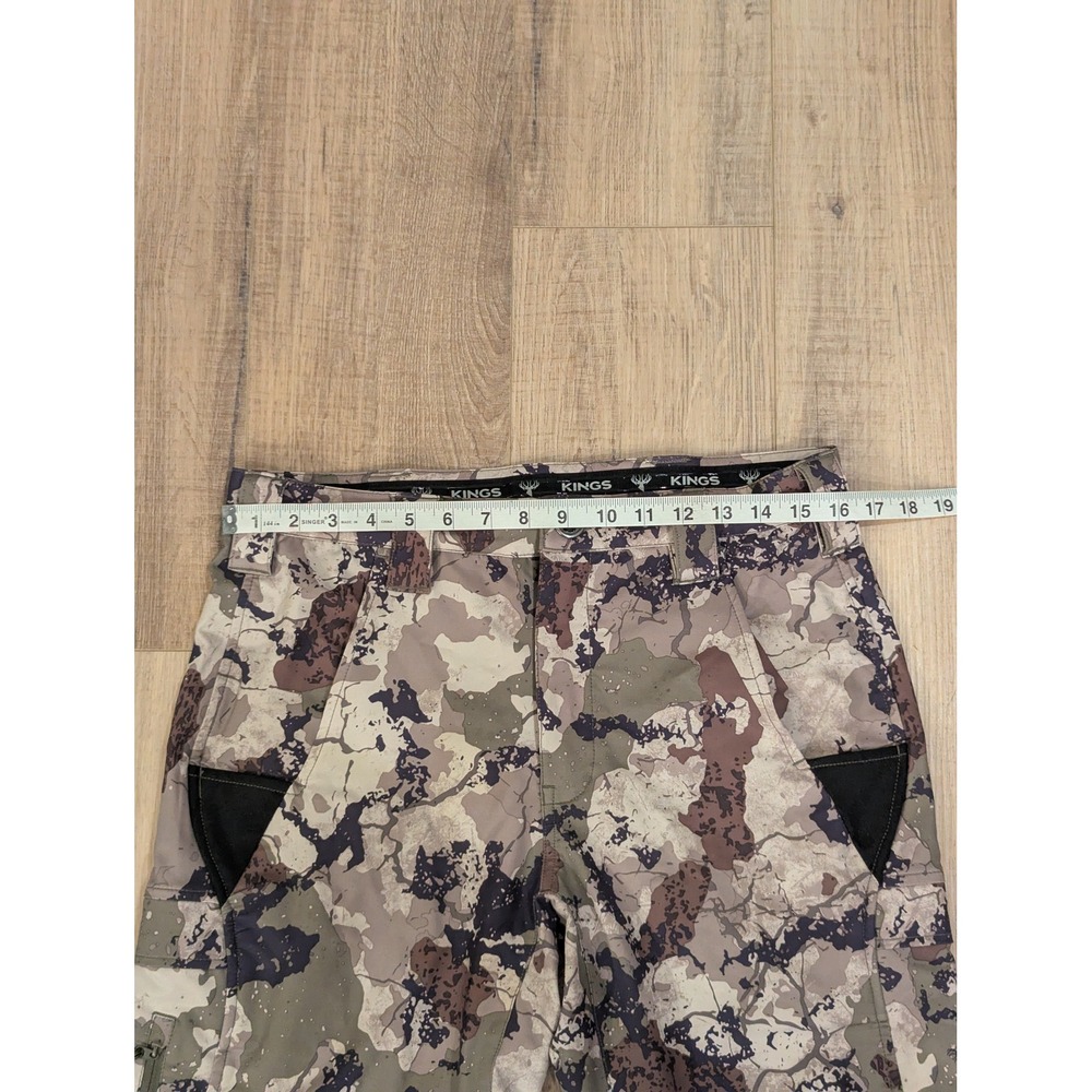 Kings Camo XKG Ridge Pants Mens 32T Desert Shadow Hunting Stretch Cargo Camo - Picture 6 of 9